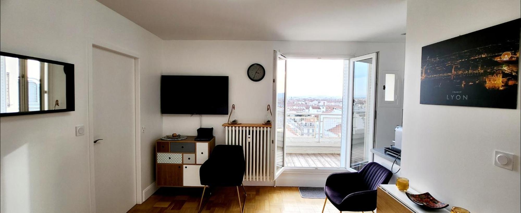 Plein Sud Terrasse Climatisation Garage Netflix Appartement Lyon Buitenkant foto